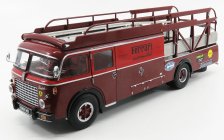 Cmr Fiat 642rn2 Truck Bartoletti F1 Ferrari Car Transporter 1957 1:18 Červené Bordeaux