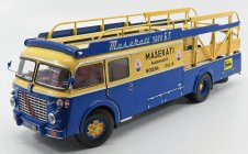 Cmr Fiat 642rn2 Truck Bartoletti Maserati Car Transporter 1957 1:18 Modrá Žlutá
