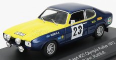 Cmr Ford england Capri 2600 Gt N 23 Rally Olympia Erc 1972 W.rohrl - H. Rothfuß 1:43 Modrá Žlutá