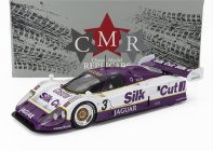 Cmr Jaguar Xjr12 7.0l V12 Team Silk Cut Jaguar T.w.racing N 3 Winner 24h Le Mans 1990 John Nielsen - Price Cobb - Martin Brundle 1:18 Bílá Fialová
