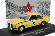 Cmr Opel Commodore B Gs/e (night Version) N 22 Rally Montecarlo 1973 W.rohrl - J.berger 1:43 Žlutá