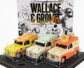 Corgi Austin Set 3x Delivery Van - Wallace & Gromit - Aardman 1:43 Různé