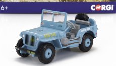 Corgi Jeep Willys Seabees Corp Military 1945 - Cm. 7.0 1:43 Světle Modrá