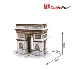 Cubicfun Puzzle Kit 3d In Foam Arco Di Trionfo Parigi Cm. 26x20x18 - 26 Pezzi - 26 Pieces /