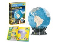 Cubicfun Puzzle Kit 3d In Foam National Geographic Mappamondo Cm. 20.5x20.5x24.5 - 32 Pezzi - 32 Pieces /