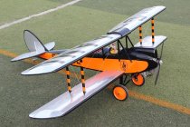 RC letadlo DH-60 Gipsy Moth 1,7m, oranžová/černá