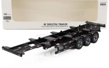 Dm-models Accessories Trailer For Truck - Rimorchio Trasporto Container 1:50 Black