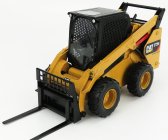 Dm-models Caterpillar Cat272d Ruspa Gommata - Skid Steer Loader 1:16 Žlutá Černá