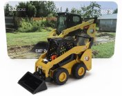 Dm-models Caterpillar Cat272d3 Ruspa Gommata - Skid Steer Loader 1:32 Žlutá Černá