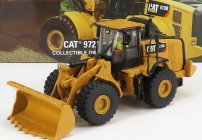 Dm-models Caterpillar Cat972m Ruspa Gommata - Scraper Tractor Wheel Loader 1:87 Žlutá Černá