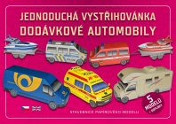 Dodávkové automobily 1. díl - 5 papírových modelů + doplňky