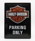 Edicola Accessories 3d Metal Plate - Harley Davidson 1:1 Černá Oranžová