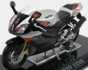 Edicola Aprilia Rsv 1000r 2010 - Damage Display Box 1:24 Stříbrná Černá