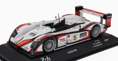 Edicola Audi R8 3.6l Turbo V8 Team Goh Audi Sport Japan N 5 Winner 24h Le Mans 2004 T.kristensen - S.ara - R.capello 1:43 Bílá Červená