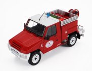 Edicola Auverland Desautel 4x4 Service Departemental D'incendie Et De Secours Des Hautes Alpes Fire Engine 1981 1:43 Červená Bílá