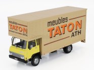 Edicola Berliet 560k Cassonato Trasporto Mobili Meubles Taton Ath 2-assi 1973 1:43 Žlutá Béžová