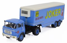 Edicola Berliet Tr12 Truck Semi-frigo Jus De Fruits Joker Transports 1964 - Without Card Box 1:43 Bluette