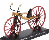 Edicola Bicicletta Macmillian Treadle Driven Bicycle 1840 1:15 Žlutá Červená