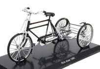 Edicola Bicicletta Rick Shaw Bicycle 1980 1:15 Černá Stříbrná