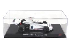 Edicola Brabham F1  Bt44b Team Martini Racing N 8 Season 1975 Carlos Pace - Con Vetrina - With Showcase 1:24 Bílá