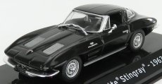 Edicola Chevrolet Corvette Stingray 1963 - Con Vetrina - With Showcase 1:43 Black