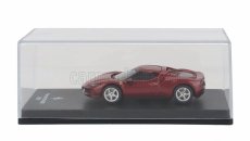 Edicola Ferrari 296 Gtb Hybrid 830hp V6 2021 - Con Vetrina - With Showcase 1:64 Red