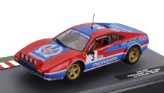 Edicola Ferrari 308 Gtb Gr.4 (night Version) N 3 Rally Montecarlo 1982 Jean Claude Andruet - Michele Petit Biche 1:43 Červená Modrá