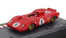 Edicola Ferrari 312p Spider N 8 2nd 1000km Spa Francorchamps 1969 Pedro Rodriguez - David Piper 1:43 Red