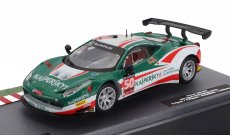 Edicola Ferrari 458 Italia Gt3 4.5l V8 Team Af Corse N 50 24h Spa Francorchamps 2015 Alexander Moiseev - Garry Kondakov - Riccardo Ragazzi - Rui Aguas 1:43 Zelená Bílá Červená