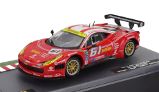 Edicola Ferrari 458 Italia Gt3 4.5l V8 Team Aim Motorsport N 61 24h Daytona 2013 Giancarlo Fisichella - Jeff Segal - Toni Vilander 1:43 Červená Bílá
