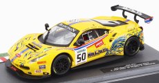 Edicola Ferrari 488 Gt3 3.9l Turbo V8 Team Af Corse N 50 24h Spa 2017 Alessandro Pierguidi - Michele Rugolo - Pasin Lathouras 1:43 Žlutá