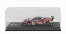 Edicola Ferrari 488 Gte Evo 3.9l Turbo V8 Team Af Corse N 51 Winner Class Lmgte Pro 24h Le Mans 2019 J.calado - A.pier Guidi - D.serra - Con Vetrina - With Showcase 1:64 Červená S Bílou Modrou