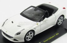 Edicola Ferrari California T Spider Open Roof 2014 - Con Vetrina - With Showcase 1:24 Bílá