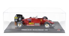 Edicola Ferrari F1  156-85 N 27 Season 1985 Michele Alboreto - Con Vetrina - With Showcase 1:24 Červená Černá