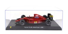 Edicola Ferrari F1  F1-90 N 1 Season 1990 Alain Prost - Con Vetrina - With Showcase 1:24 Červená Černá