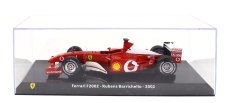 Edicola Ferrari F1  F2002 N 2 Season 2002 Rubens Barrichello - Con Vetrina - With Showcase 1:24 Red