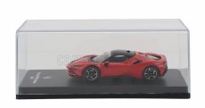 Edicola Ferrari Sf90 Stradale Hybrid 1000hp 2019 - Con Vetrina - With Showcase 1:64 Rosso Corsa - Červená