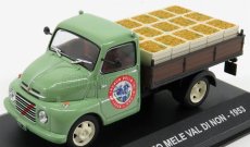 Edicola Fiat 615n Truck Consorzio Mele Val Di Non 1953 1:43 Zelená Hnědá