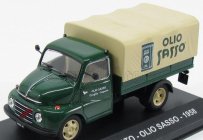 Edicola Fiat 615n Truck Telonato 1958 - Olio Sasso Oneglia (im) 1:43 Zelený Krém