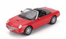 Edicola Ford usa Thunderbird Spider Cabriolet Open 2003 1:43 Red