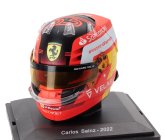Edicola Helmet F1  Casco Helmet Carlos Sainz F1-75 Team Scuderia Ferrari Season 2022 1:5 Červená Žlutá Bílá