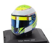 Edicola Helmet F1  Casco Helmet Felipe Massa F2008 Team Ferrari Season 2008 1:5 Světle Zelená Modrá Bílá