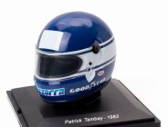 Edicola Helmet F1  Casco Helmet Patrick Tambay 126 C2b Team Ferrari Season 1983 1:5 Modrá Bílá