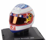 Edicola Helmet F1  Casco Helmet Rubens Barrichello F2003-ga Team Ferrari Season 2003 1:5 Bílá Červená Modrá