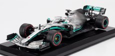 Edicola Mercedes gp F1  W10 Eq Power+ Team Amg Petronas Motorsport N 44 World Champion Season 2019 Lewis Hamilton - Blister Box 1:24 Stříbrná Černá