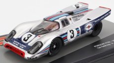 Edicola Porsche 917k 4.9l Team Martini Racing N 3 Winner 12h Sebring 1971 Vic Elford - Gerard Larrousse 1:43 Stříbrná Modrá