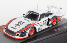 Edicola Porsche 935/78 3.2l Twin Turbo Moby Dick Team Martini Racing Porsche System N 43 24h Le Mans 1978 Rolf Stommelen - Manfred Schurti 1:43 Bílá Modrá Červená