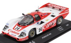 Edicola Porsche 956 2.6l Twin Turbo Team Richard Lloyd Racing N 14 2nd 24h Le Mans 1985 Jonathan Palmer - James Weaver - Richard Lloyd 1:43 Bílá Červená