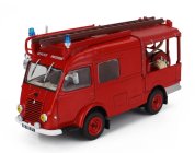 Edicola Renault 1000kg Tanker Truck Fire Engine 1965 1:43 Red