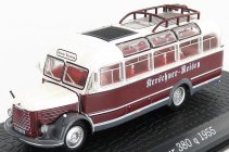 Edicola Steyr 380q Autobus 1955 - Damage Display Box 1:72 Bordeaux White